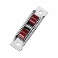 Uxcell 13mm Dia Sliding Door Window Pulley Double Wheel Stainless Steel 4pcs