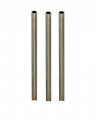 3 Piece Pack 1 8 Ip All Thread Pipe6 In Long 3 Diameter Zinc Plated Steel For Floor And Table Lamp Restoration 
