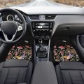 Toaddmos Universal Fit Carpets For Car Floral Butterfly Mushroom Automotive Floor Mat Most Vehicles Auto Driver Foot Pads Full