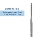 Hand Bottom Tap 2-64 Unf 2b Thread Bottoming Style Threading Taps High Speed Steel Hss6542 Straight Flutes Screw Tapping Tool