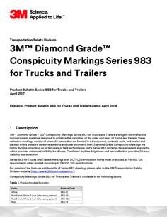 3m Diamond Grade 983-23 Es Red White Reflective Conspicuity Tape 2 In Width X 150 Ft Length 014 To 0 018 Thick 30864 Price Is