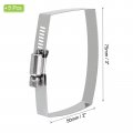 Uxcell Rectangular Hose Clamps 6 X 3 304 Stainless Steel Square Duct Pipe Clamp For Ducting Securing Cable And Bridge Project