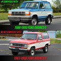 Usr 89-90 Bronco Ii Suv Front Signal Light A Corner Lamps Left Right 4pc Set For 1989-1990 Ford 2 89-92 Ranger Pickup Truck