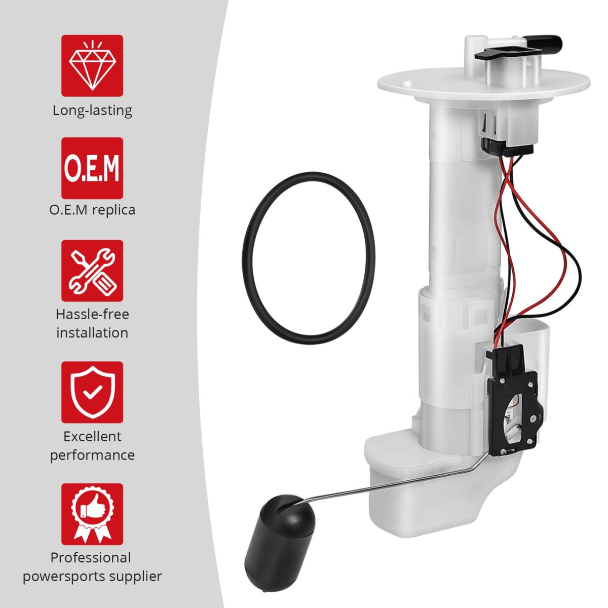Fuel Pump Assembly With O-ring For Kawasaki Mule Sx Tery-x 4000 4010 750 Kaf400 Kaf620 Krf750 2009-2023 O E M 49040-0718