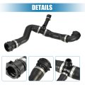 Radiator Engine Coolant Hose 17127566031 For Bmw 118i 2012 2013 And 120i 2006 Black Rubber Cooler Pipe
