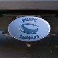 Water Pancake Stingray Funny Humor Oval Tow Trailer Hitch Cover Plug Insert
