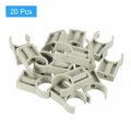 Uxcell 20pcs U-shaped Water Pipe Clamps Ppr Clips U Shaped Clip Fit For 32mm 1 26 Od Pipes 35mm Height Grey