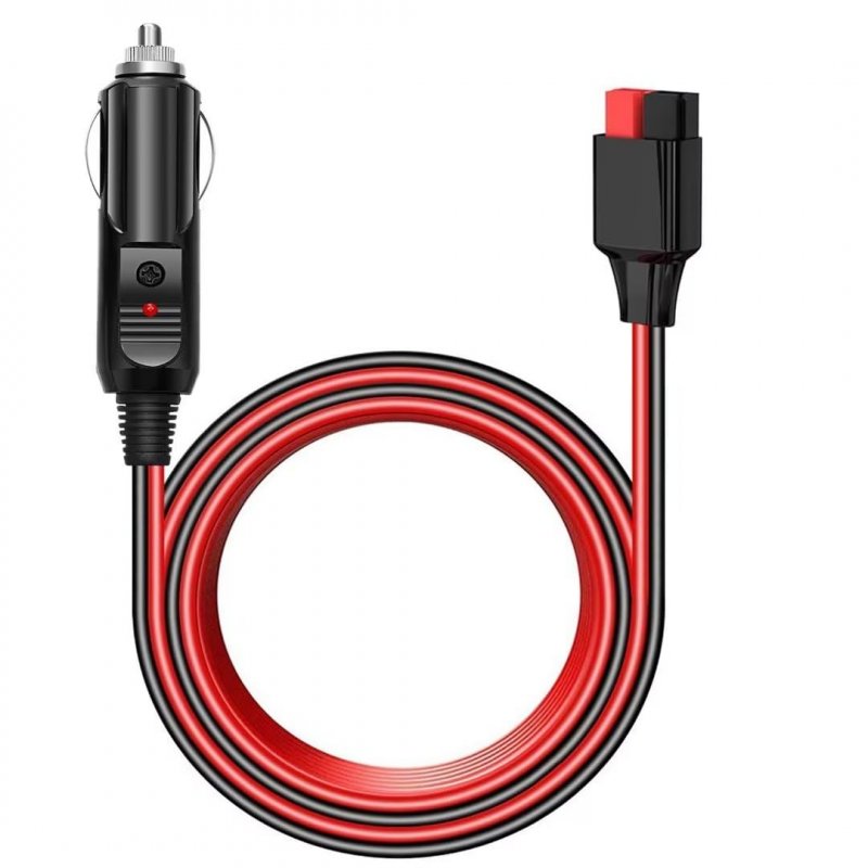 Cllena Car Cigarette Lighter Plug Extension Cable 14awg 45 Amp Connectors Cord For Anderson Powerpole Adapter 10 Feet