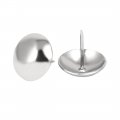 Aexit Home Furniture Nails Screws Fasteners Renovation Tack Push Pins Silver Tone 25mm X 20 Pcs