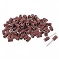 100 Pcs 4 Inch Sanding Sleeves Sandpaper Set 600 Grit With 2 1 8 Drum Mandrels For Rotary Tools 