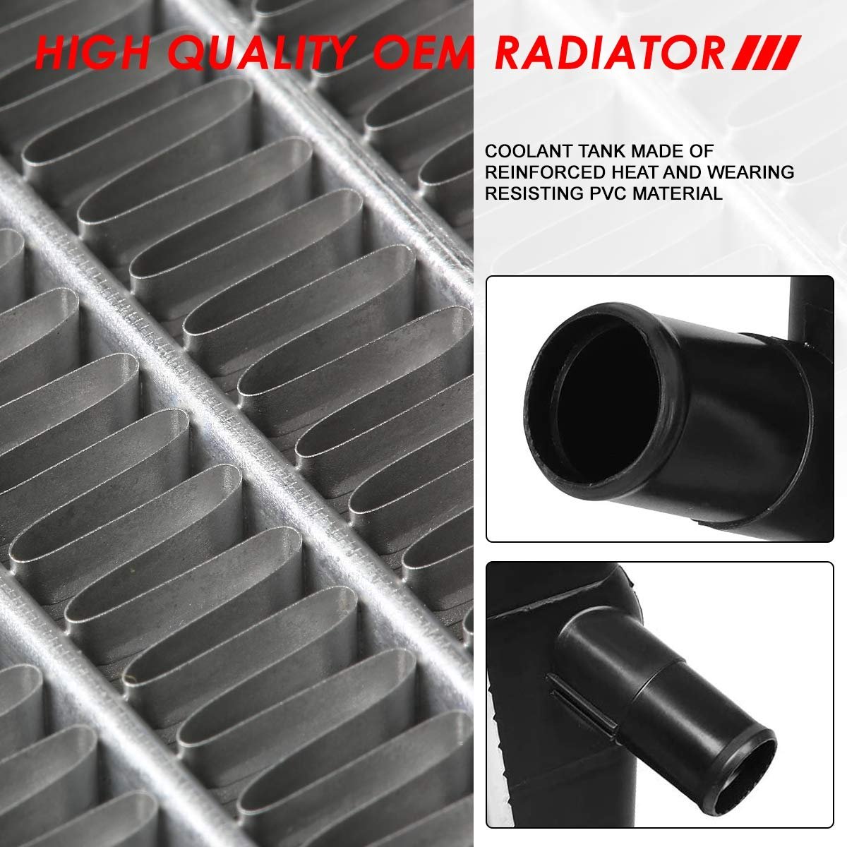 Dpi 2894 Factory Style 1-row Cooling Radiator For Mazda 5 2 3l At 06-10 Aluminum Core