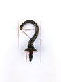 Yueton 20pcs Vintage Carving Screw-in Wall Ceiling Hooks Cup Hanger
