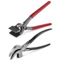 Flat Leather Press Pliers And Cobbler Plier Pincers Diy Leathercraft Tool Steel 