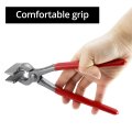 Flat Leather Press Pliers And Cobbler Plier Pincers Diy Leathercraft Tool Steel