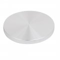 Uxcell 4pcs 80mm Dia 8mm Thickness M10 Thread Aluminum Disc Hardware For Glass Table