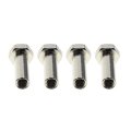 Autokay 4pcs 12mm To 17mm Aluminum Wheel Hex Hub Adapter Conversion Extension For Rc Car