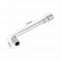Uxcell 2pcs 8mm Metric L Shaped Angled Open Hex 6 Point Socket Wrench