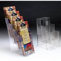 Marketing Holders Four Tier Plastic Literature Holder For Countertops 