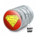 Superman Cape Logo Tire Rim Wheel Aluminum Valve Stem Caps