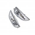 Driving Fog Lights Replacement For 2001-2002 Toyota Corolla Lh Rh Clear Lens Lamps Assembly W Bulbs 