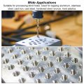 Uxcell Combination Drill And Tap Bit 1 4 Hex Shank M8 X 25 Metric Titanium Coated High Speed Steel 4341 Spiral Flute Drilling