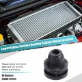 Uxcell 2pcs Lower Rubber Cushion Bushing Radiator Mount Insulator For Nissan Frontier 1998-2015 Pathfinder 1996-2006 350z