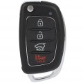 Ocpty 1 Flip Key Fob For Hyundai Tucson 2015-2019 Tq8-rke-4f25