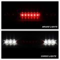 Acanii Led 3rd Brake Stop High Mount Center Roof Cargo Light For 2015-2018 Ford F150 17-18 F250-f450 Superduty Red