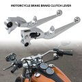 Usonline911 1 Pair Left Right Silver Brake Clutch Lever Replacement For 2006 Harley-davidson Electra Glide Ultra Classic