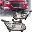 1 Pair Fog Light Assembly Lh Rh Replacement For Equinox Ltz 2016-2017 Driver And Passenger Side 