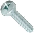 Steel Machine Screw Zinc Plated Finish Pan Head Phillips Drive Meets Din 7985 12mm Length Fully Threaded M3 5-0 6 Metric Coarse 