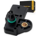 Air Charge Temperature Sensor For Fiat 500 2013 2014 2015 Replacement 90423637 Black Standard Style