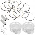 Caltric 2 Cast Aluminium Cylinder Piston Kit Compatible With Polaris Rzr 800 Efi 2011 2012 2013 2014