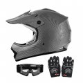Tcmt Dot Motocross Atv Dirt Bike Mx Motorcycle Youth Kids Offroad Street Full Face Helmet Gear Combo Gloves Goggles