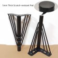 Kualuzt 9 8 Inch Gold Furniture Legs Set Of 4 Heavy Duty Triangle Top Plate Feet For Sofa Couches Dresser Cabinet With Rubber