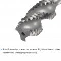 Uxcell Spiral Flute Taps 1 2-13 Unc 2b High Speed Steel Hss Uncoated Machine Thread Milling Threading Screw Tap 3 Flutes