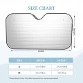 Delerain Car Windshield Sunshade Bunny With Floral Auto Shade Front Window Covers Foldable Sun Visor Protector Blocks Uv Rays