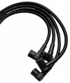 Vms Racing 90-97 10 2mm High Heat Performance Ignition Spark Plug Wires Set In Black Compatible With Honda Accord 2 2l F22a1