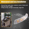 X Autohaux 1 Pair Car 3 Led Front Left And Right Side Mirror Turn Signal Light 87613-2p000 87623-2p000 For Kia Sorent 2012-2015