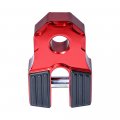 2x Aluminum Red Flat Winch Shackle Mounting Assembly Towing Hook Haul 30 000 Lbs Capacity Truck Car Atv Compatible With 7 16 1