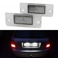Boomboost 2pcs 24led License Plate Light Number Licence Lamp Rear Tail Fora Udi A4 B5 A3 8l S5 S3 S4 