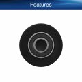 Bettomshin 1pcs 8 X 30 20mm Roller Idler Bearing Pulley Sliding Conveyor Nylon Wheel For Furniture Hardware Accessories Mobile