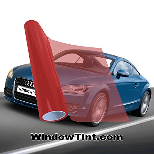 Red 35 Vlt Auto Window Tinting Film 40 Inch Wide X 50 Feet Long Roll