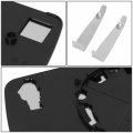 Non Power Mirror Or Wide Load Gm1325158 Factory Style Flat Side View Glass Lens Manual For Chevy Silverado Gmc Sierra 1500 Ltd 