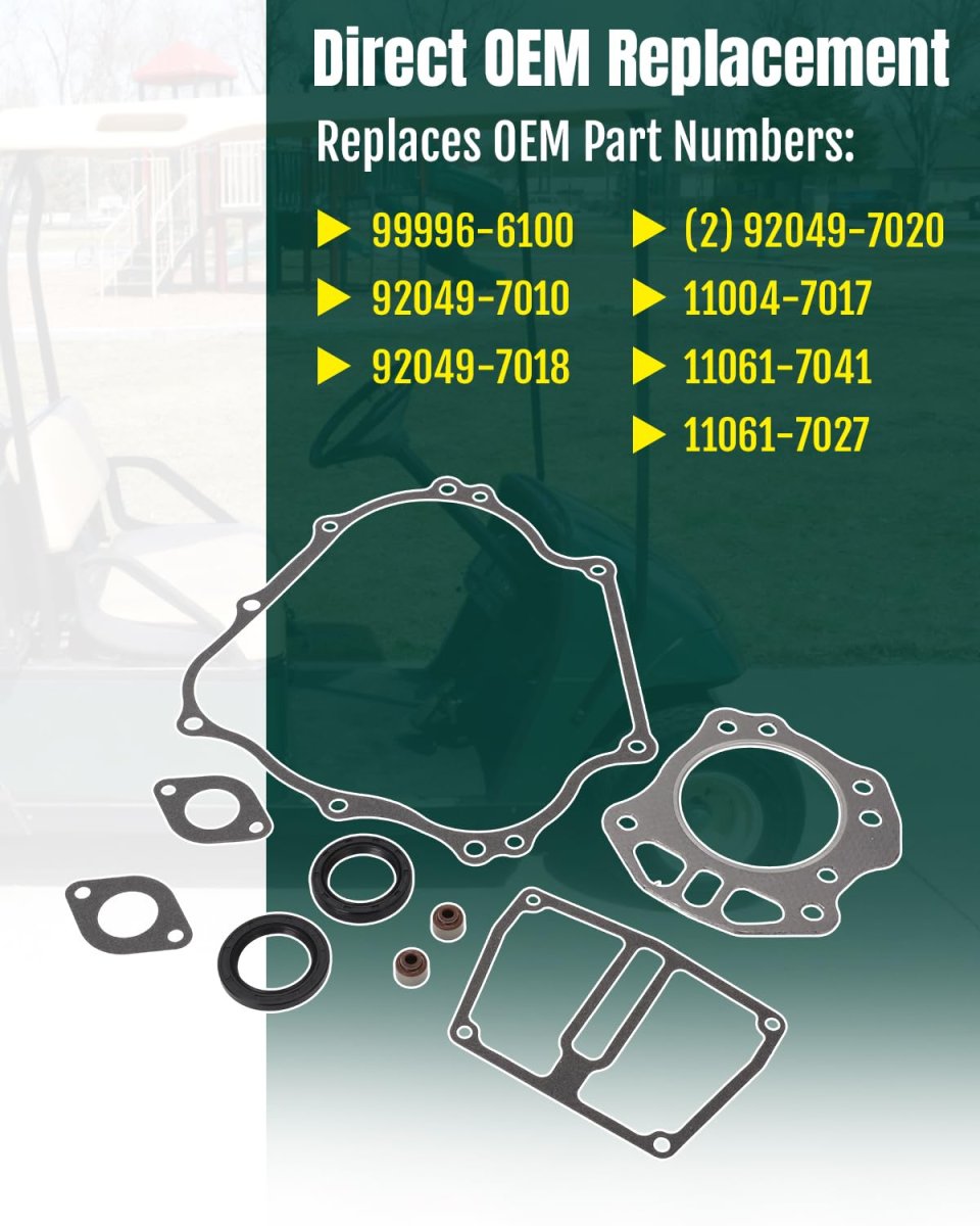 Ezgo Fj400d Engine Rebuild Gasket And Seal Kit 82mm Piston Diameter Replacement Parts 99996-6100 92049-7010 92049-7018