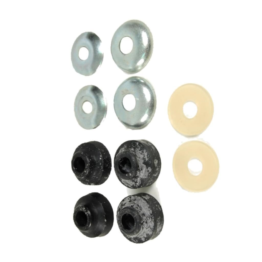 Strut Rod Bushing Set For 1990 Chrysler Tc Maserati Lebaron Natural Rubber Black 0 87 In Inside Diameter Front Position