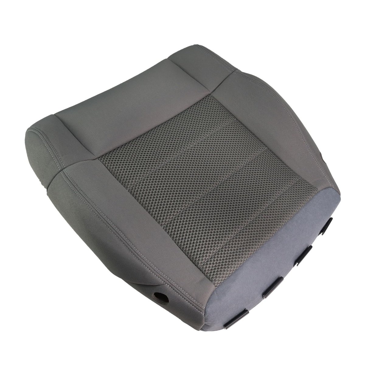 Gray Cloth Seat Cover Front Driver Bottom Replacement For 2007-2012