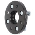 4x100 Hubcentric Wheel Spacers 15mm Inch Thick Hub Bore 56 1mm With 12x1 5 Studs Fit For Civic Del Sol 1993-1997 Black 4 Lug 2x