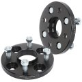 4x100 Hubcentric Wheel Spacers 15mm Inch Thick Hub Bore 56 1mm With 12x1 5 Studs Fit For Civic Del Sol 1993-1997 Black 4 Lug 2x