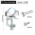Uxcell 10pcs Conduit Hanger With Beam Clamp Fit For 1 25mm Pipe Support Bracket Cable Hangers I-beam